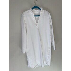 frank and eileen dress White Triple Fleece Size Large Long Sleeve “Nicole “